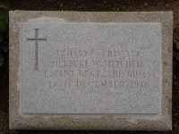 Struma Military Cemetery - Mitchell, Herbert William